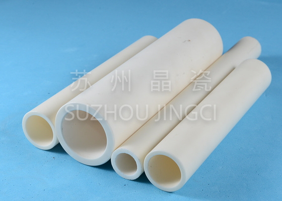 300mm Long HighTemperature resistant Alumina ceramic tube insulating pipe sleeve 